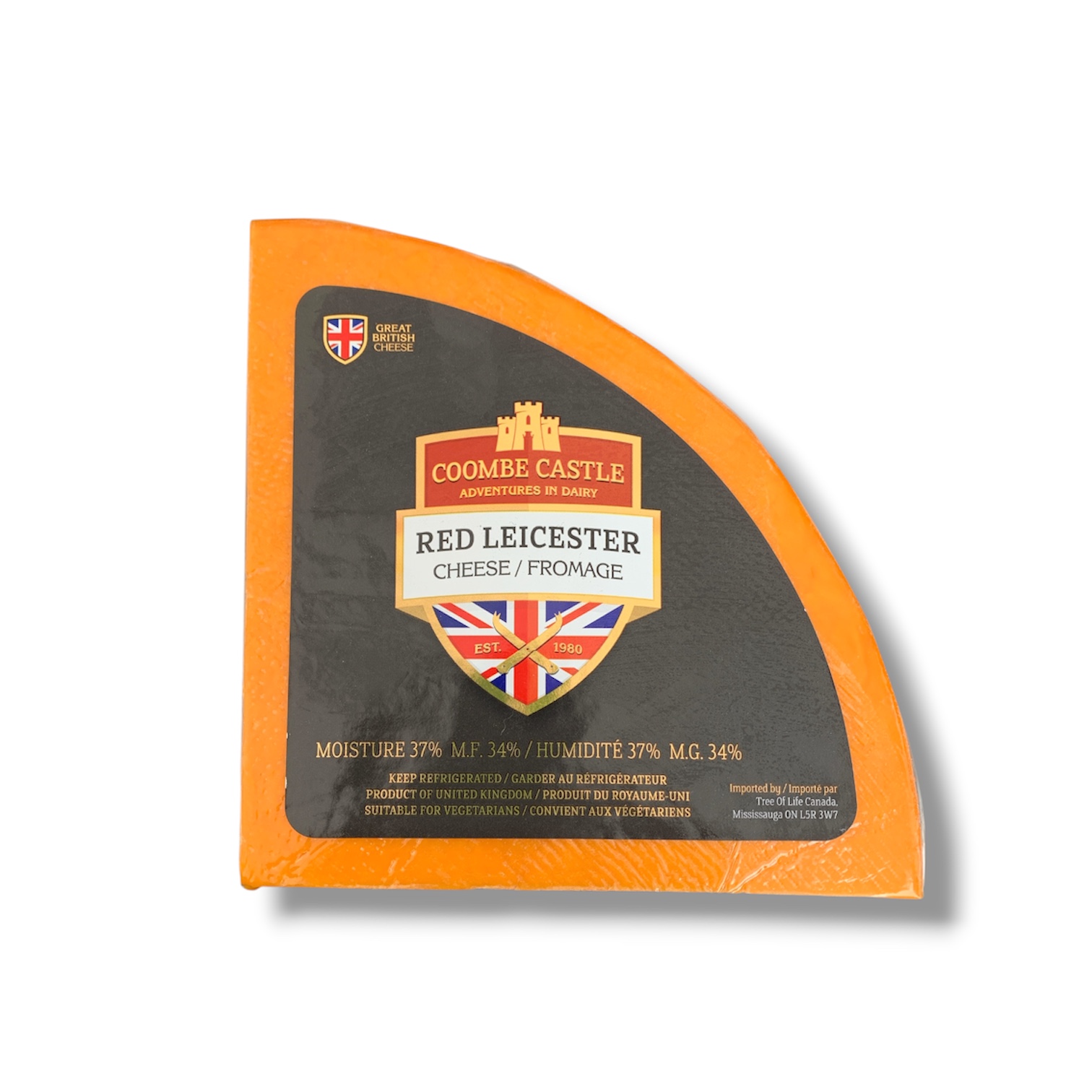 Coombe Castle Bulk Red Leicester Traditional Cheese – 1.55kg