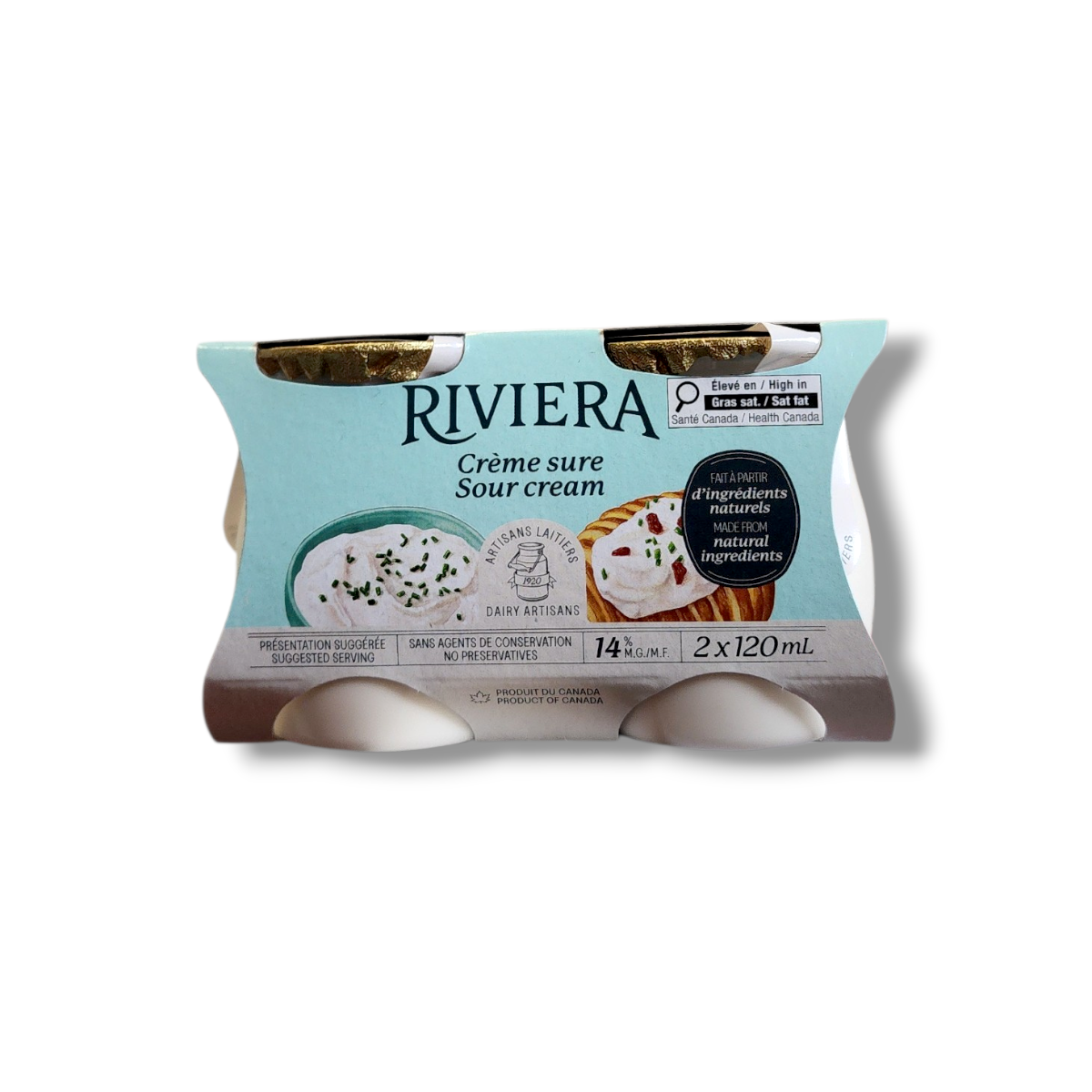 Maison RIviera Petit Pot Sour Cream (2x120g)