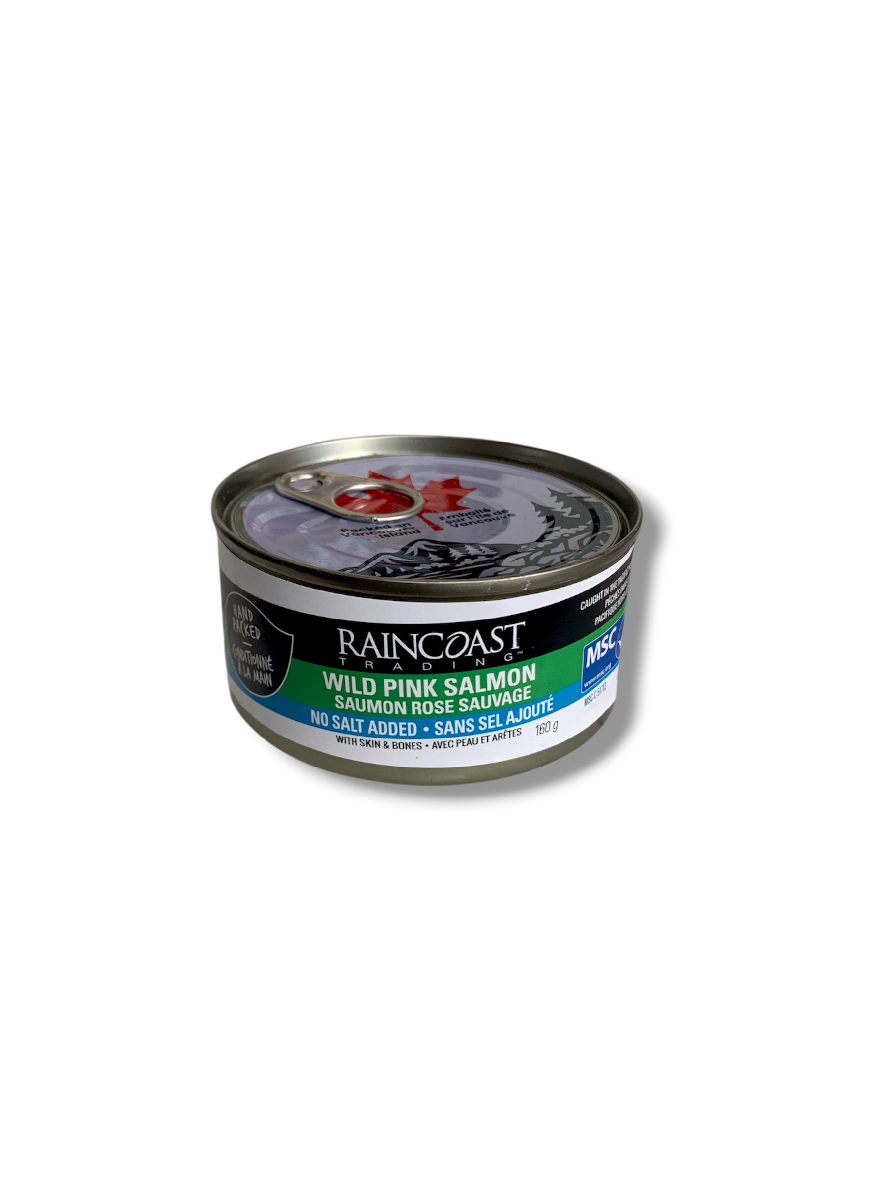 Raincoast Wild Pink Salmon No Salt Added (160g)