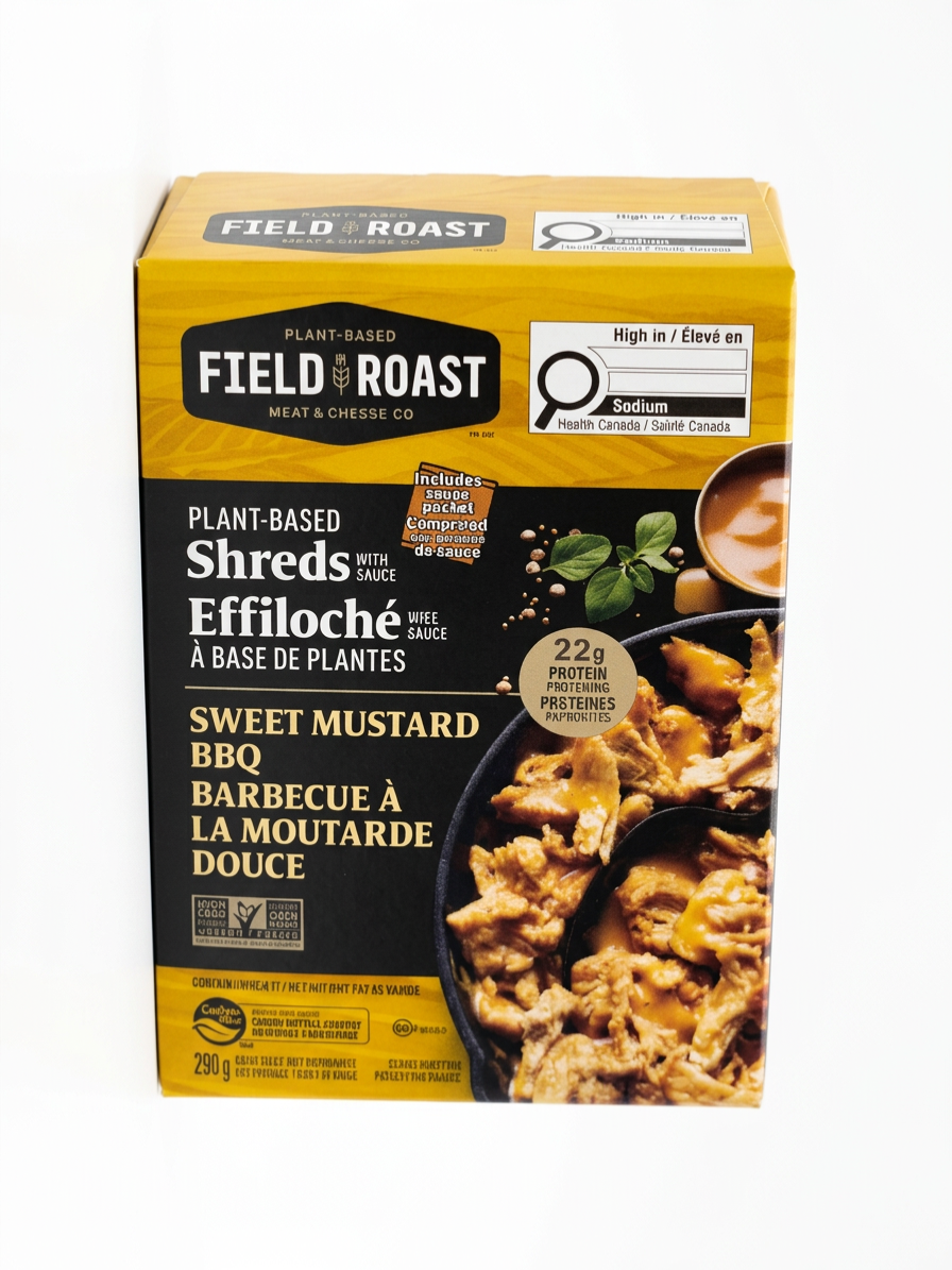 Field Roast Plant-based Shreds Sweet Mustard BBQ (298g)