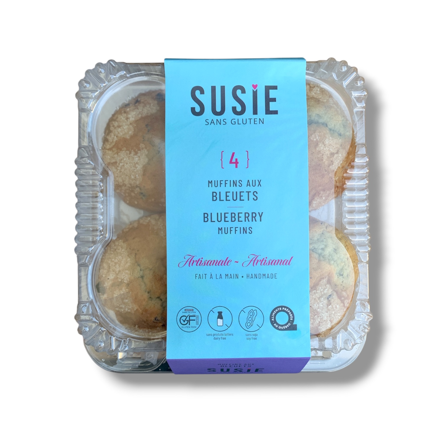 Susie Gluten Free Blueberry Muffins (452g)