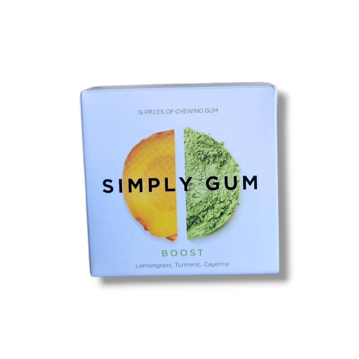 SImply Gum Boost Turmeric Lemongrass, Cayenne (15pieces)