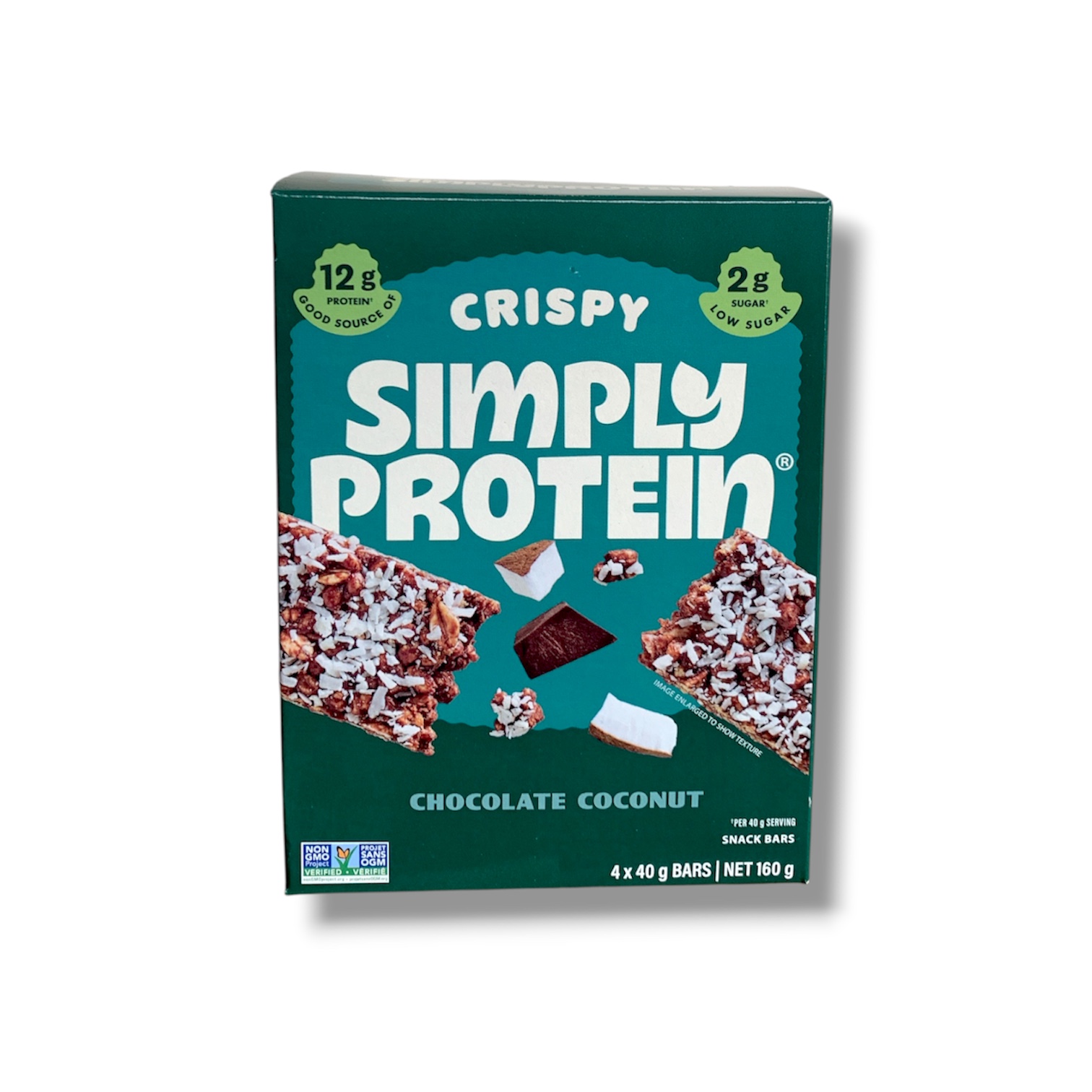 Simply Protein Crispy Bars Chocolate Coconut (160g)