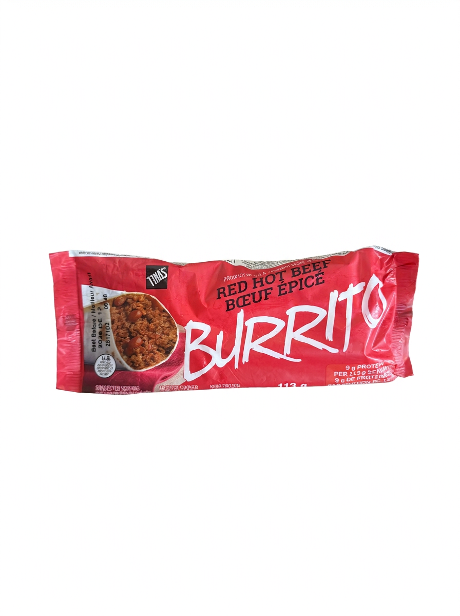 Tina's Red Hot Beef Burrito (113g)