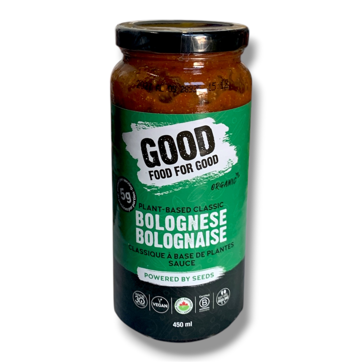 Good Food For Good Plant based Bolognese Classic (450mL)