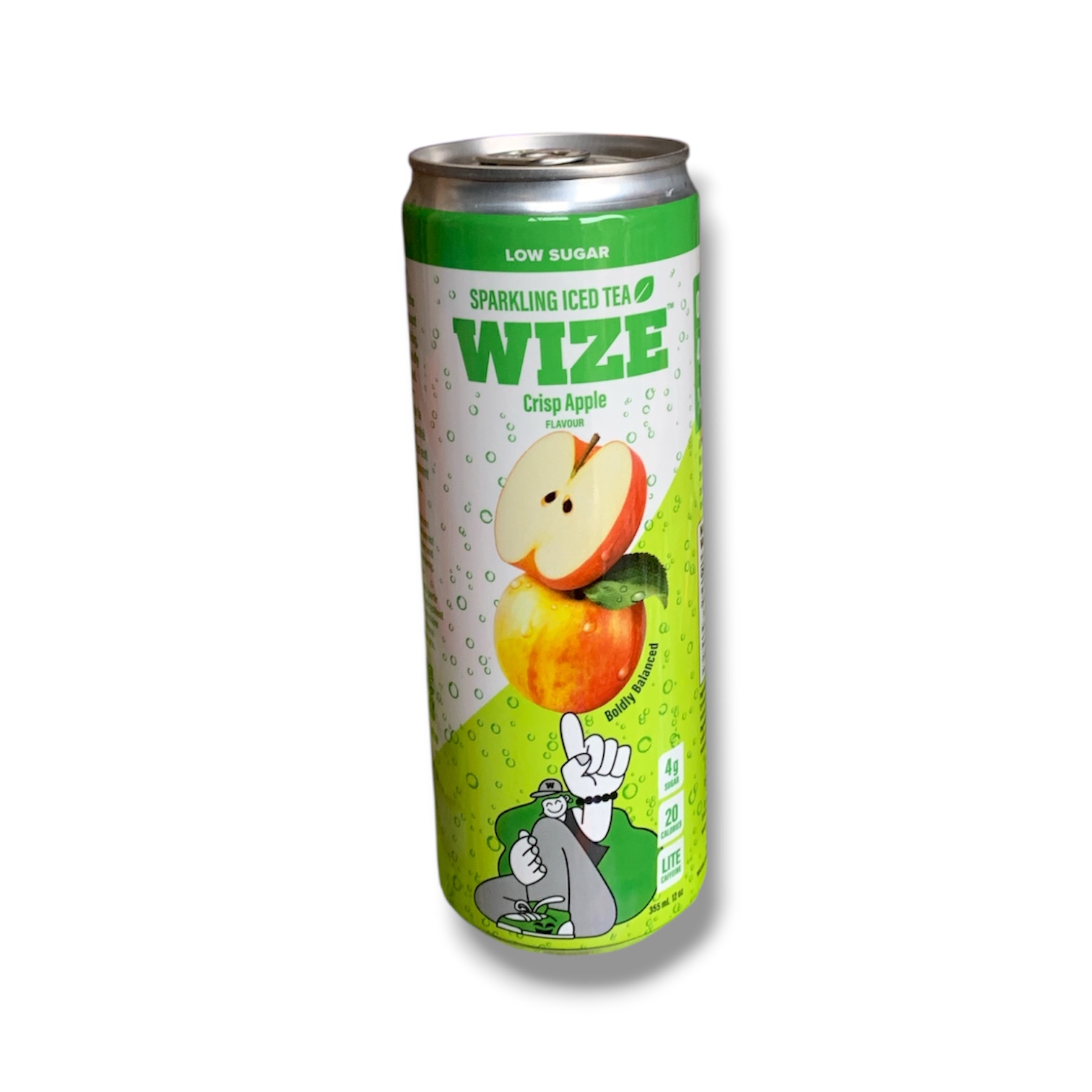 Wize Sparkling Iced Tea Crispy Apple (355mL)