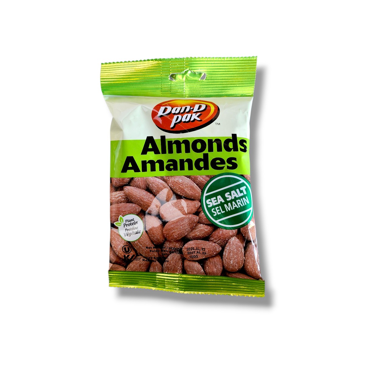 Dan-D Pak Sea Salt Almonds (100g)