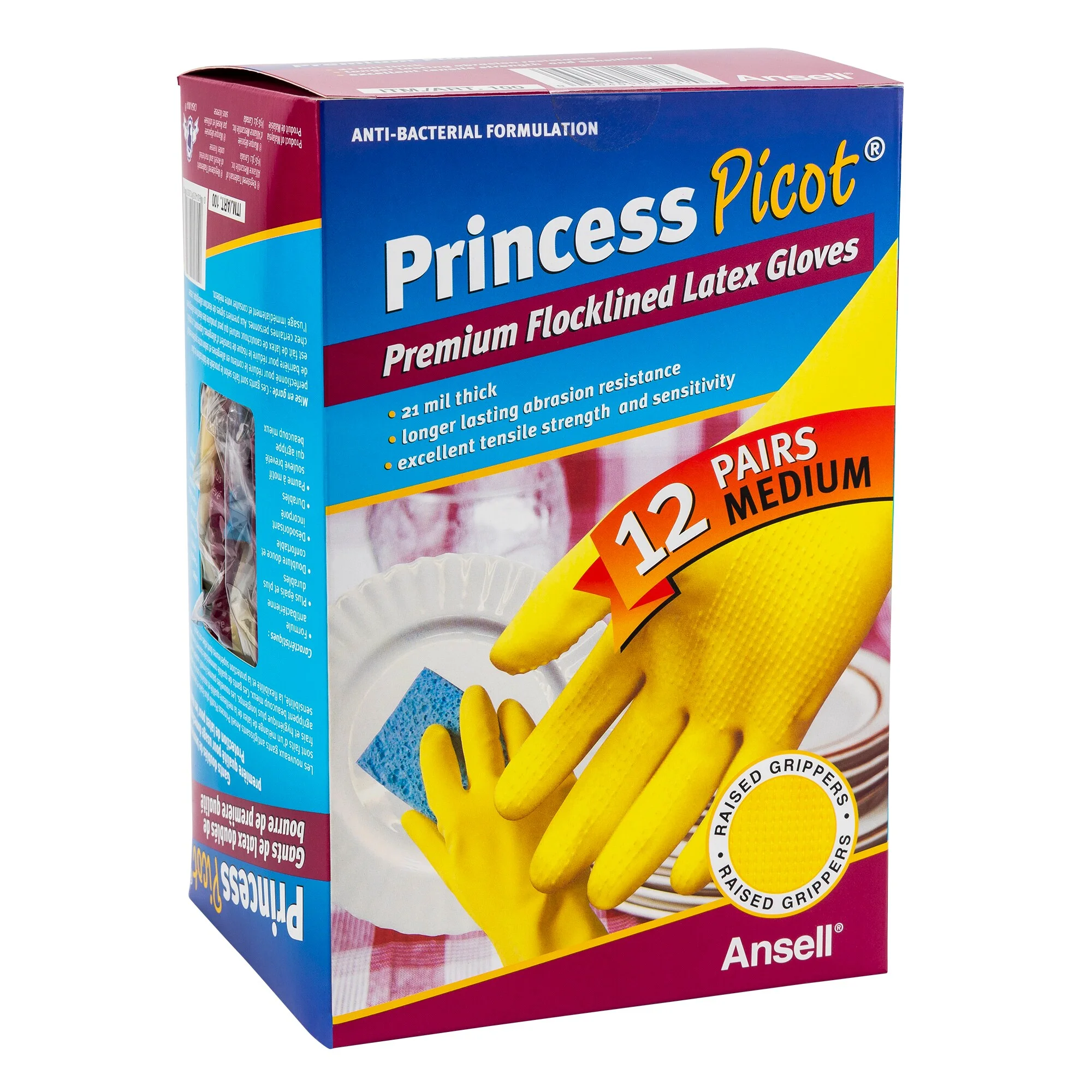 Princess Latex Gloves - Medium, 100 Count