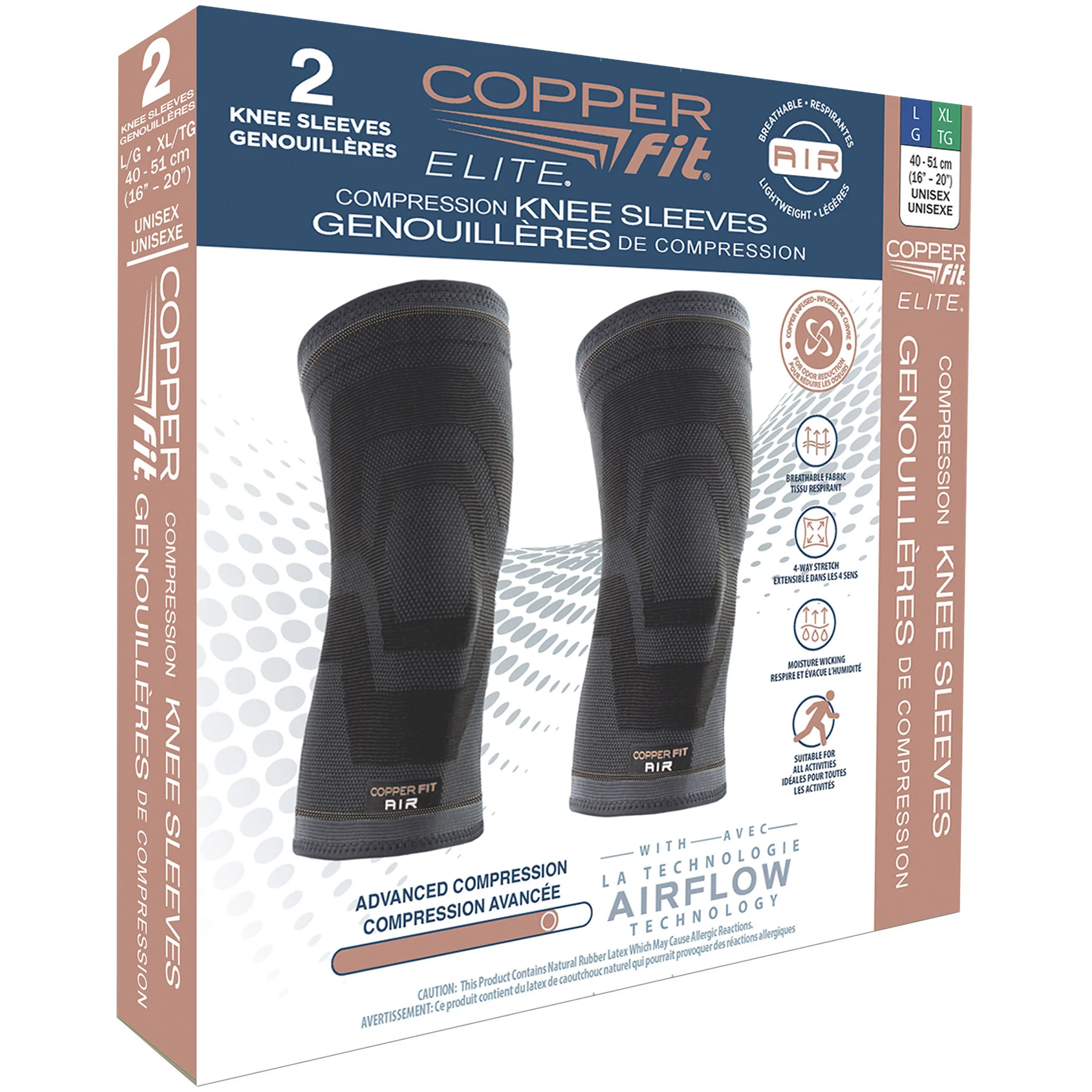 Copper Fit Compression Support (Knee or Back)