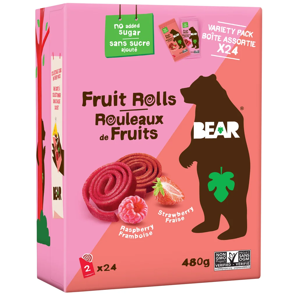 BEAR Real Fruit Rolls Variety Pack