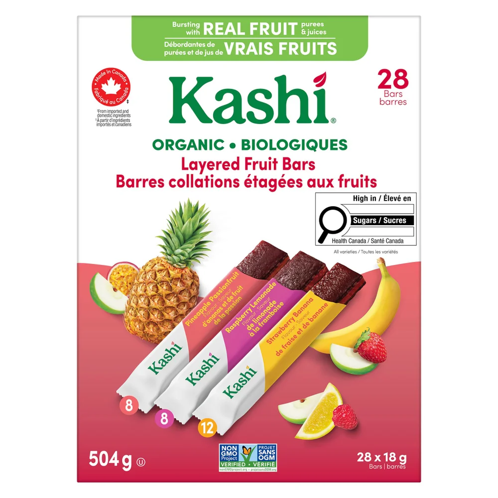 Kashi Organic Layered Fruit Bars (504g)