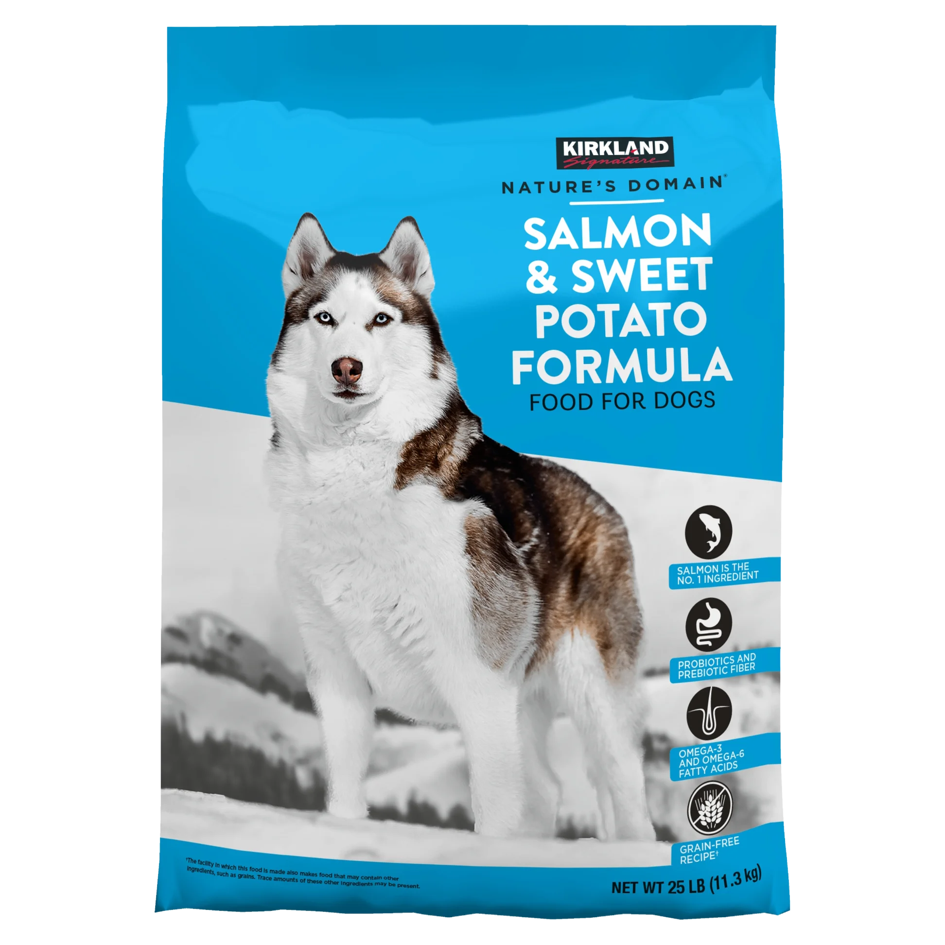 Kirkland Signature Nature's Domain Salmon Meal & Sweet Potato Dog Food, 15.87 kg