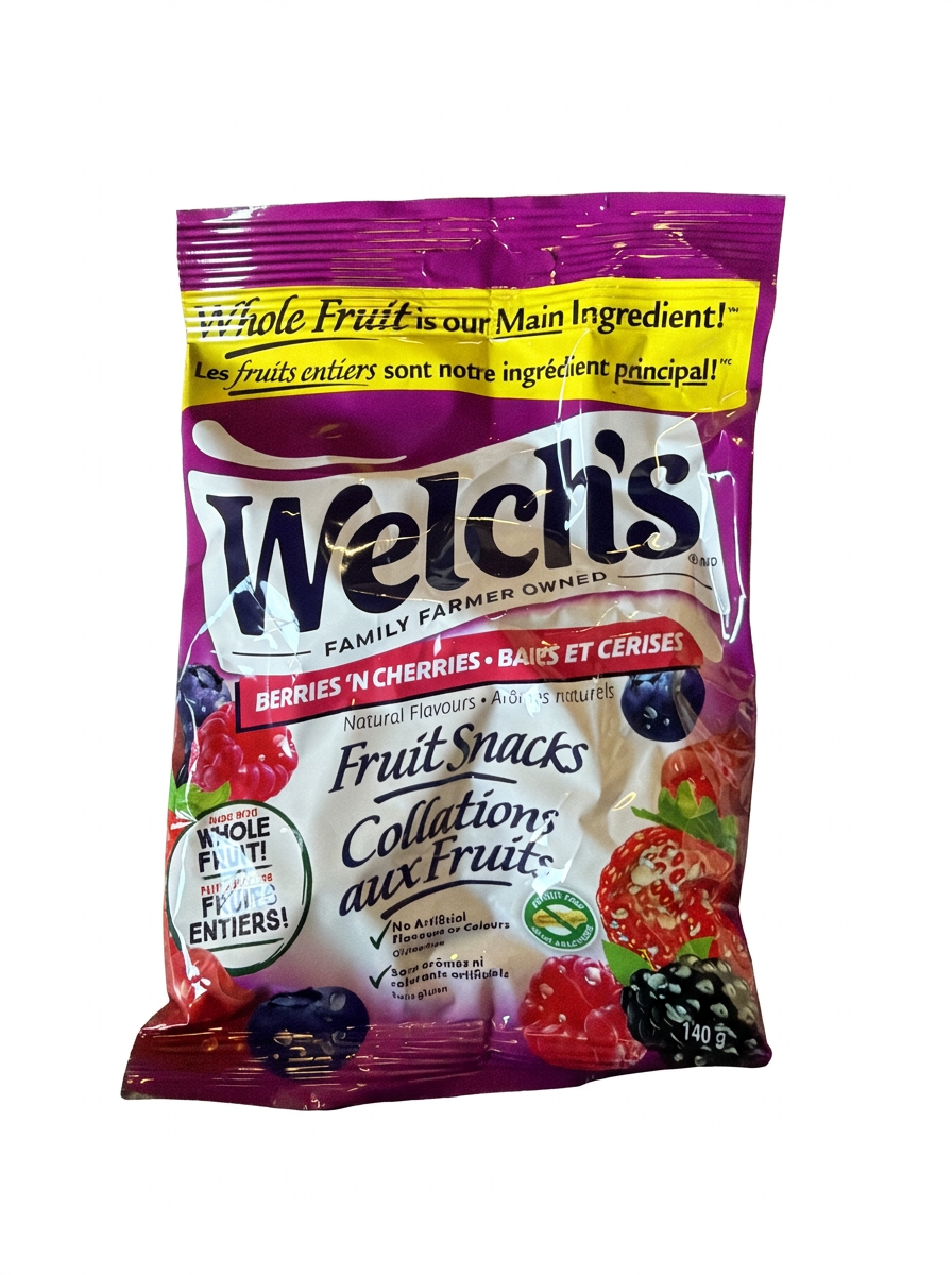 Welch's Berries'N Cherries Fruit Snack (140g)