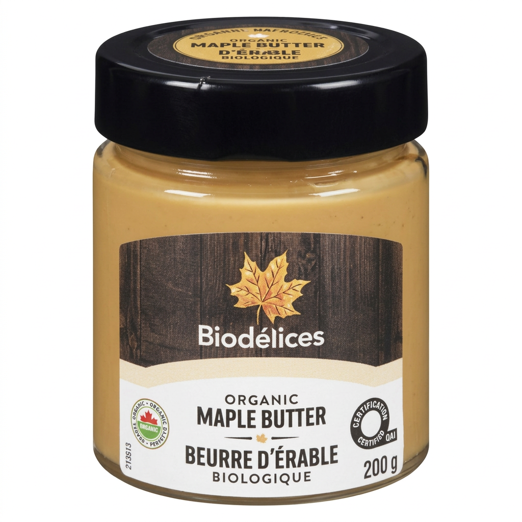 Biodélices Organic Pure Maple Butter (200g)