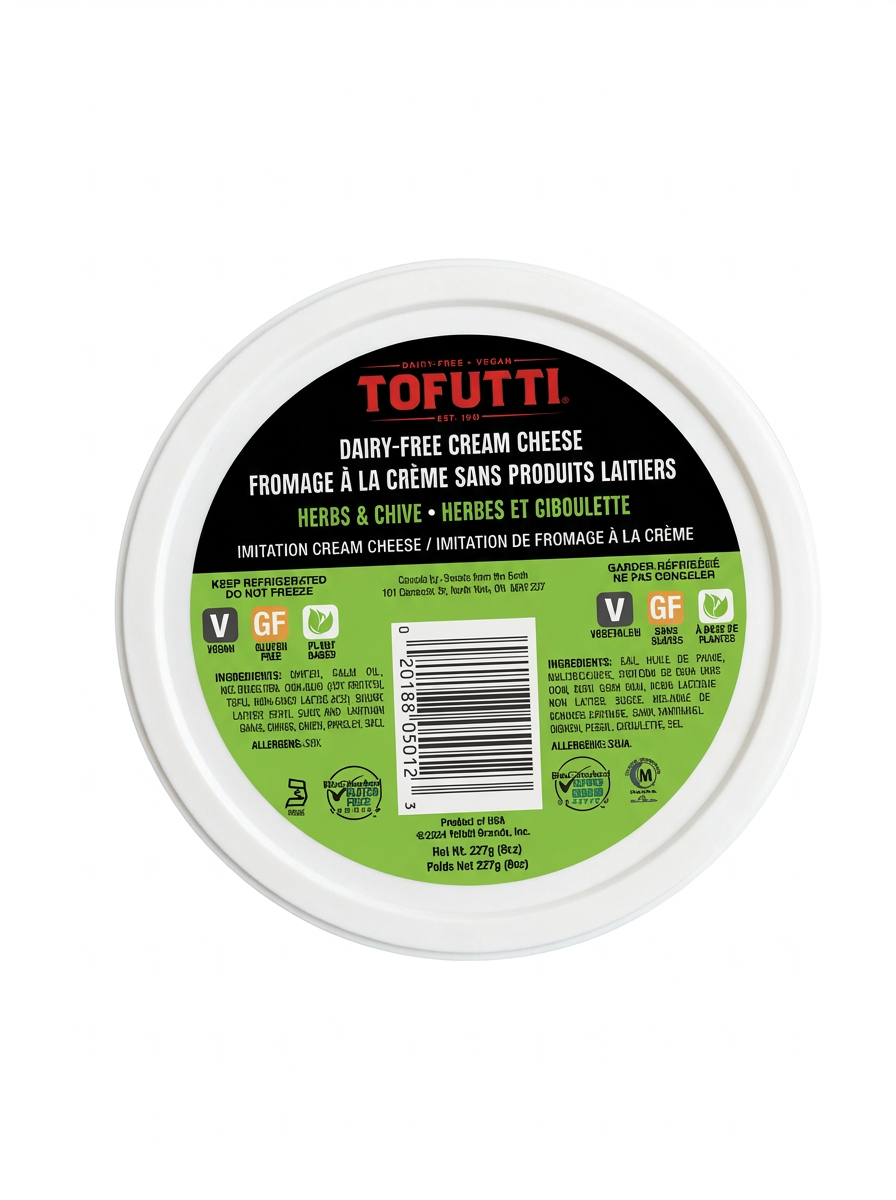 Tofutti Dairy Free Herb & Chives Cream Cheese (227g)