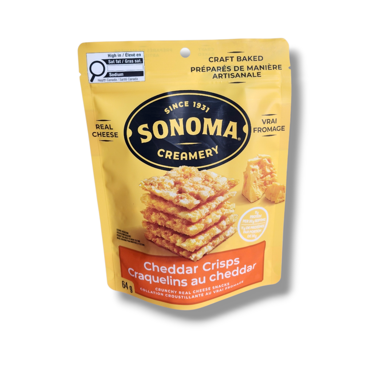 SONOMA Cheddar Crisps (64g)