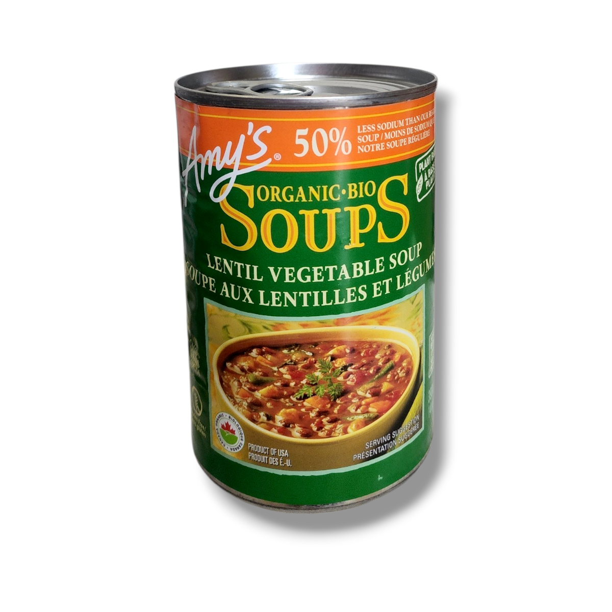 Amy's Organic Soups Lentil Vegetable Soup (398mL)