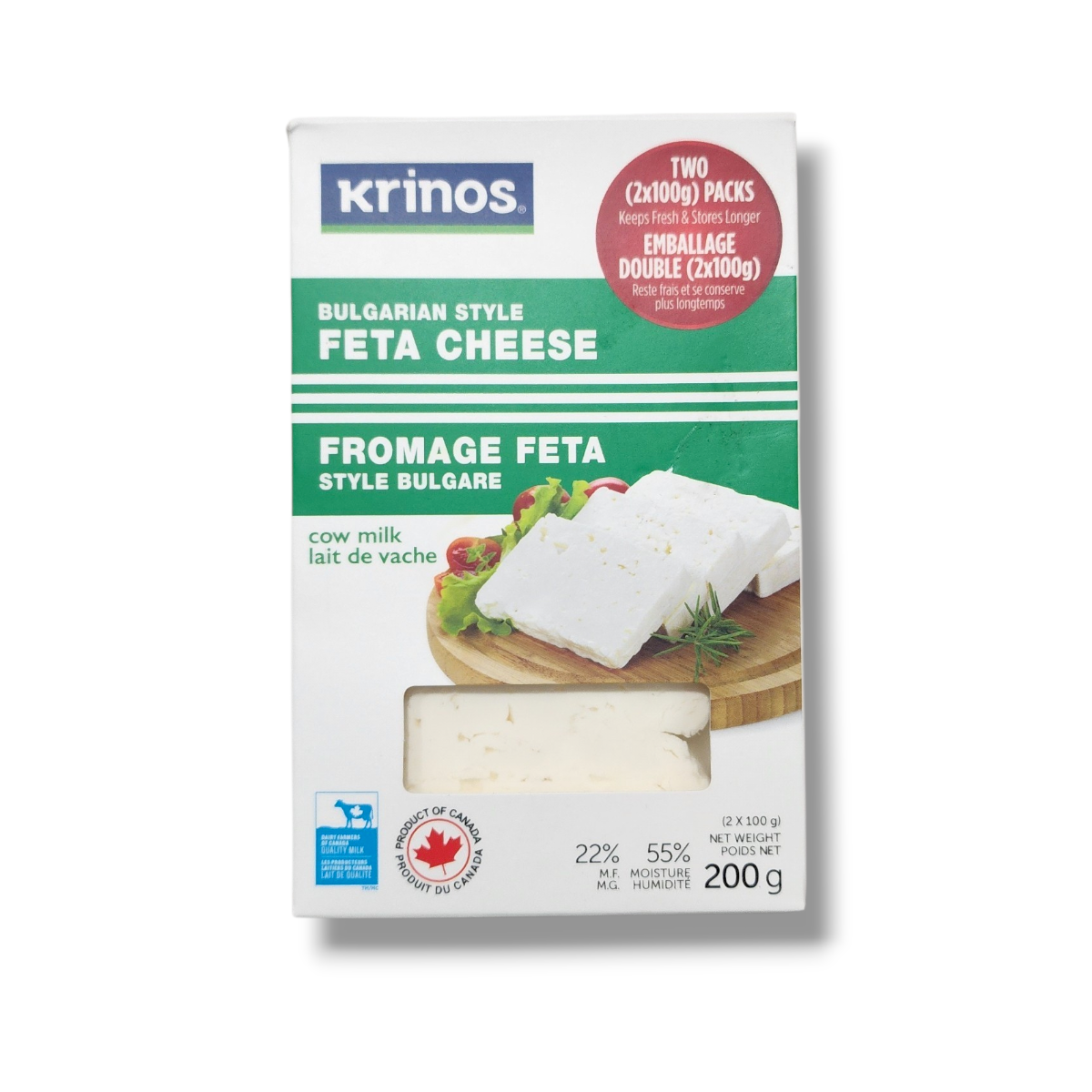 Krinos Bulgarian Feta Cheese (200g)