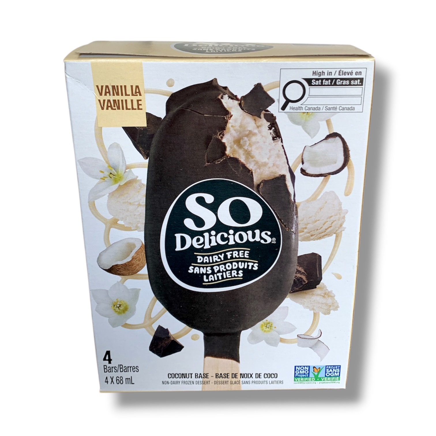 So Delicious Dipped Vanilla Bean (4x68ml)