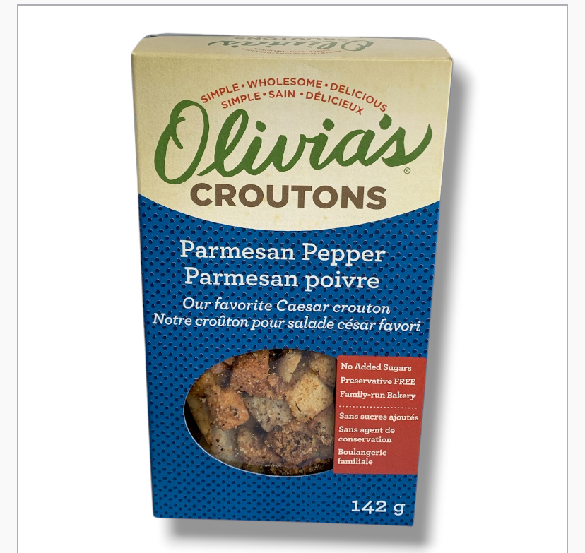 Olivia's Croutons Parmesan Pepper (142g)