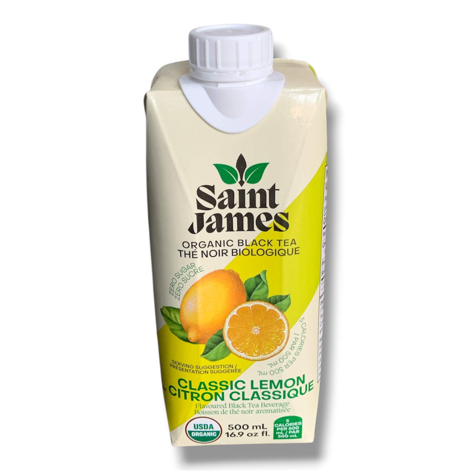 Saint James Organic Black Tea Classic Lemon (500mL)