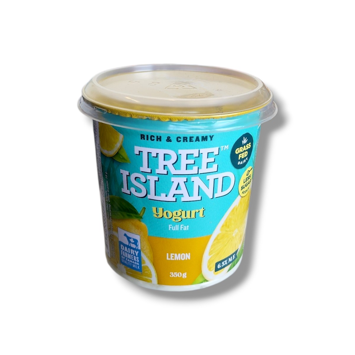 Tree Island Full Fat Yogurt Lemon (350g) 
