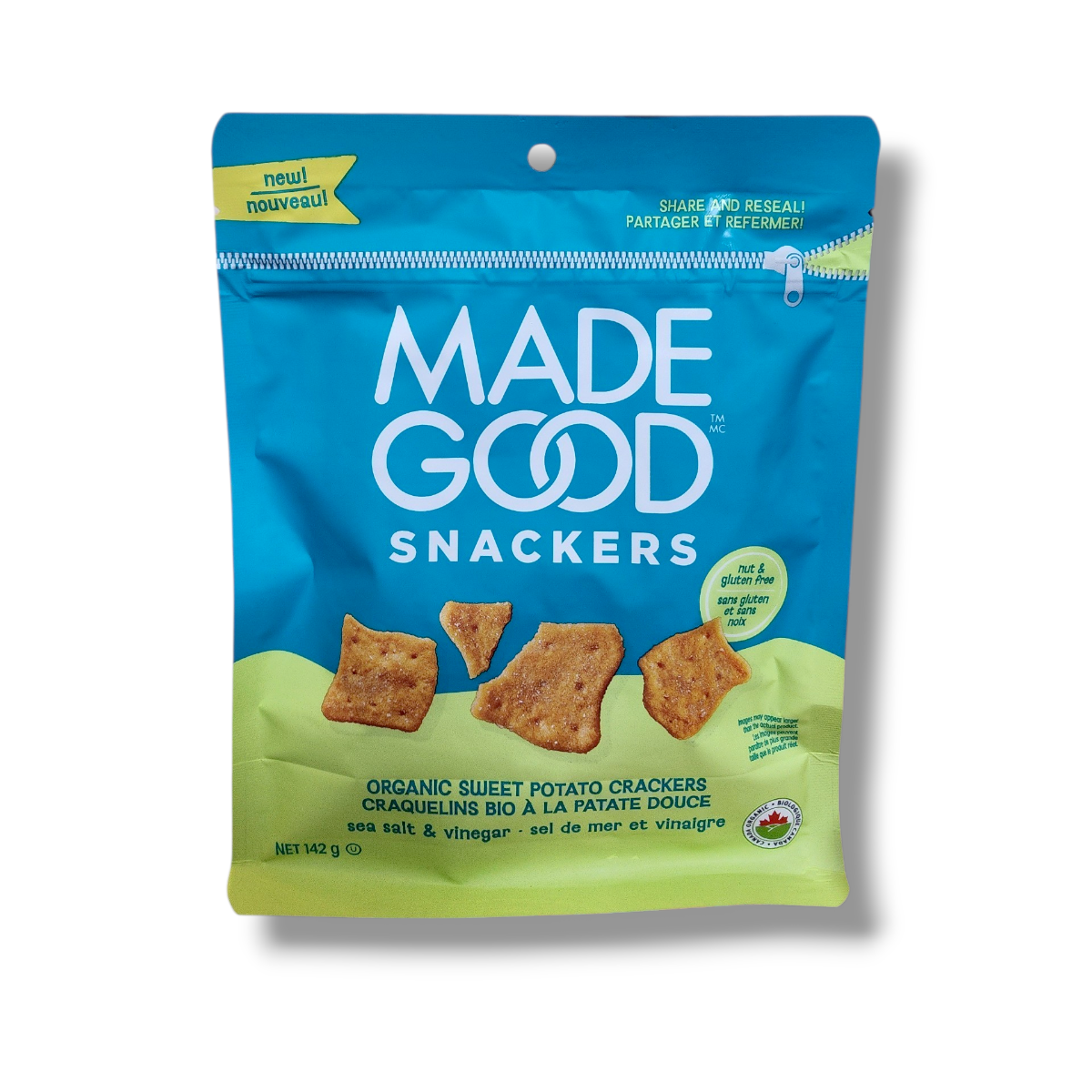 Made Good Organic Sweet Potato Crackers Sea Salt & Vinegar (142g)