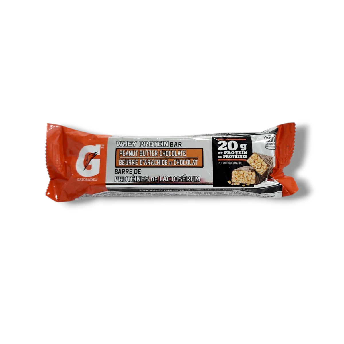 Gatorade Whey Protein Bar Peanut Butter Chocolate (80g)
