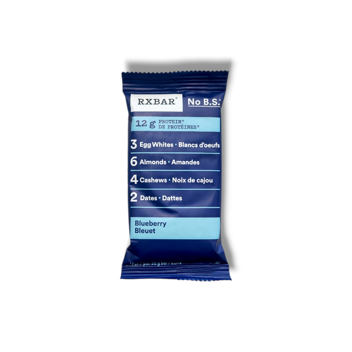 Rxbar Blueberry 3 Egg Whites 6 Almonds 4 Cashews 2 Dates (52g)