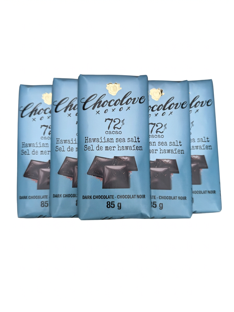 Chocolove 72% Cacao Hawain Sea Salt (85g)