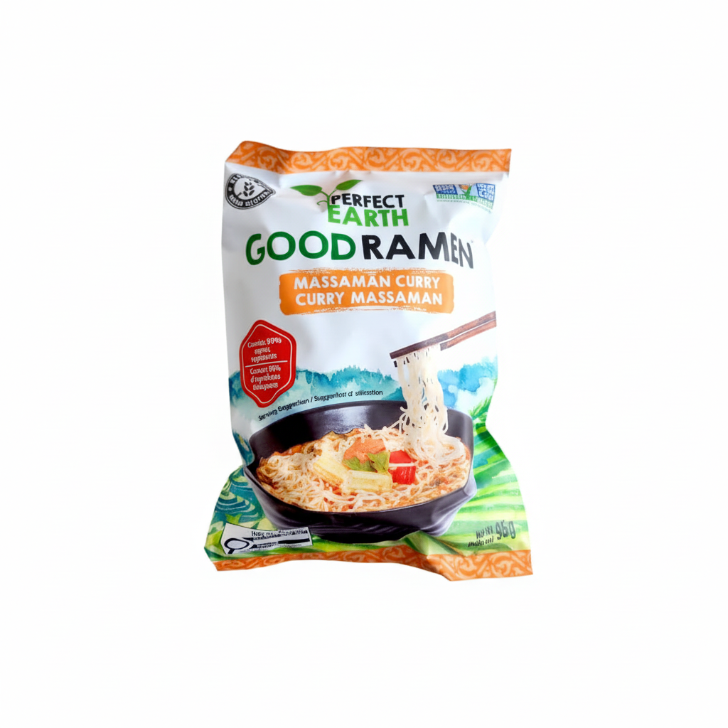 Perfect Earth Organic Brown Rice Ramen – Thai Massaman Curry – 95g