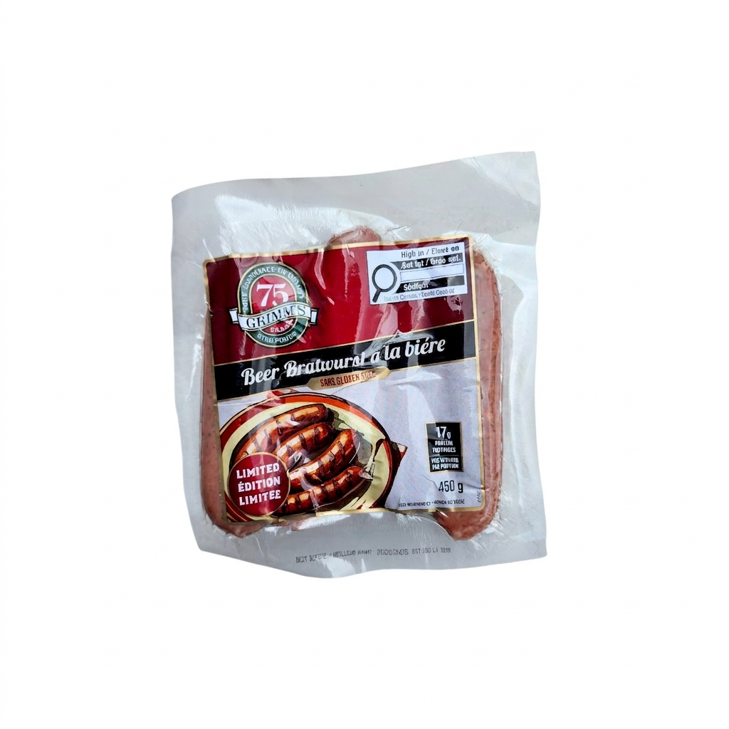 Grimm's Fine Foods Beer Bratwurst Sausage – 450g