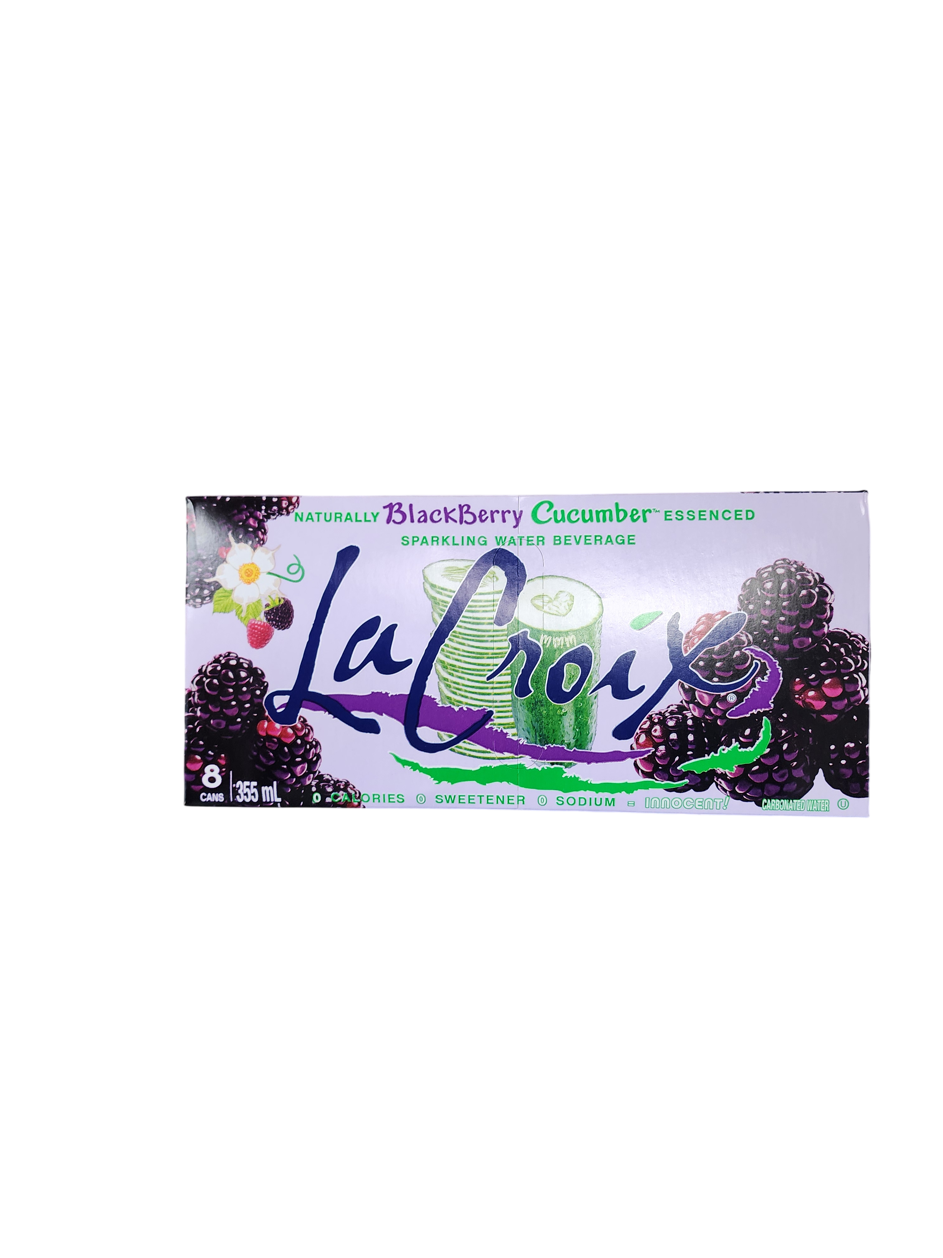 La Croix Blackberry Cucumber Sparkling Water (8x355mL)