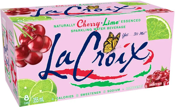 La Croix Cherry Lime Sparkling Water  (8x355mL)