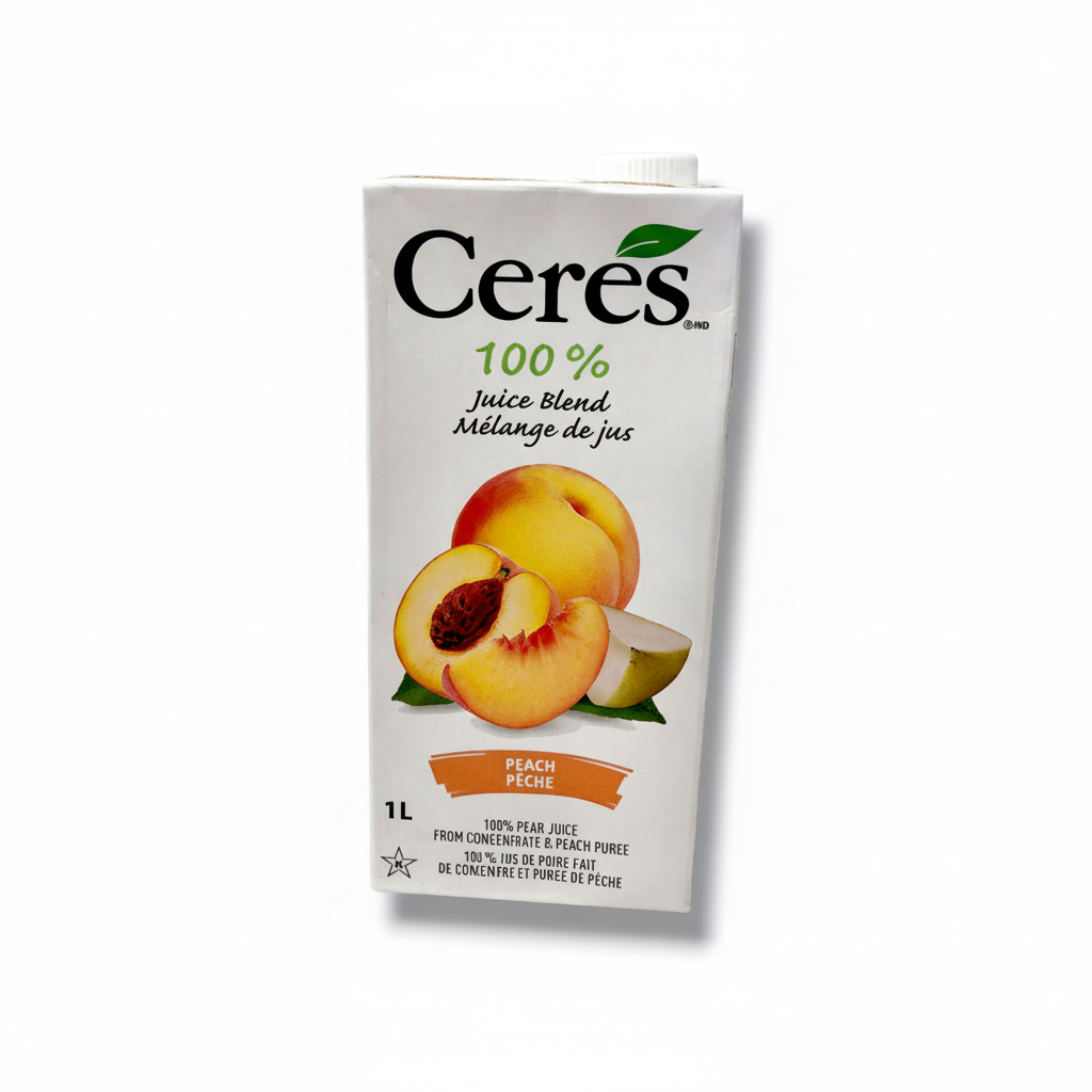 Ceres 100% All Natural Fruit Juice – Peach – 1 L