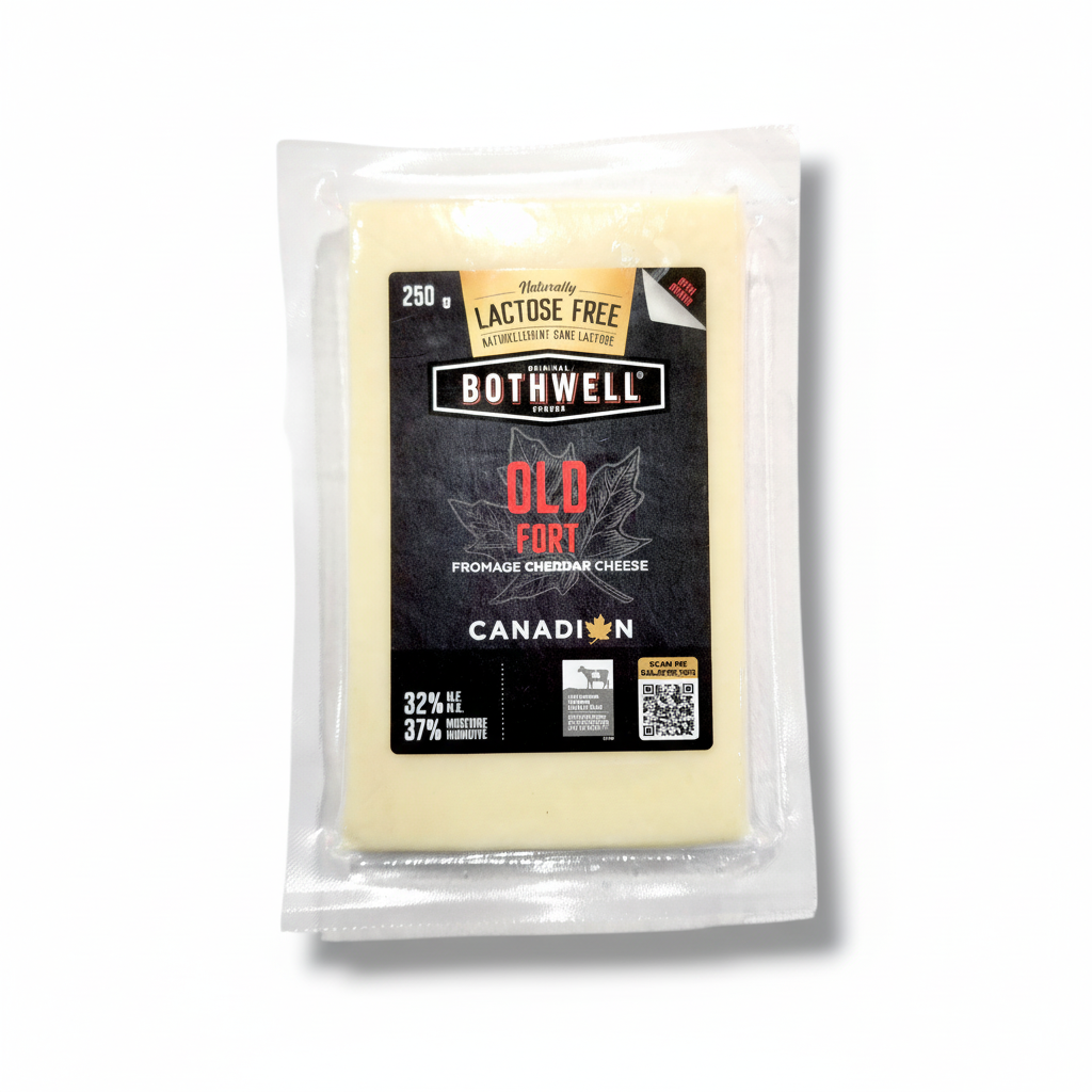 Bothwell Old White Cheddar (Lactose Free) – 250g