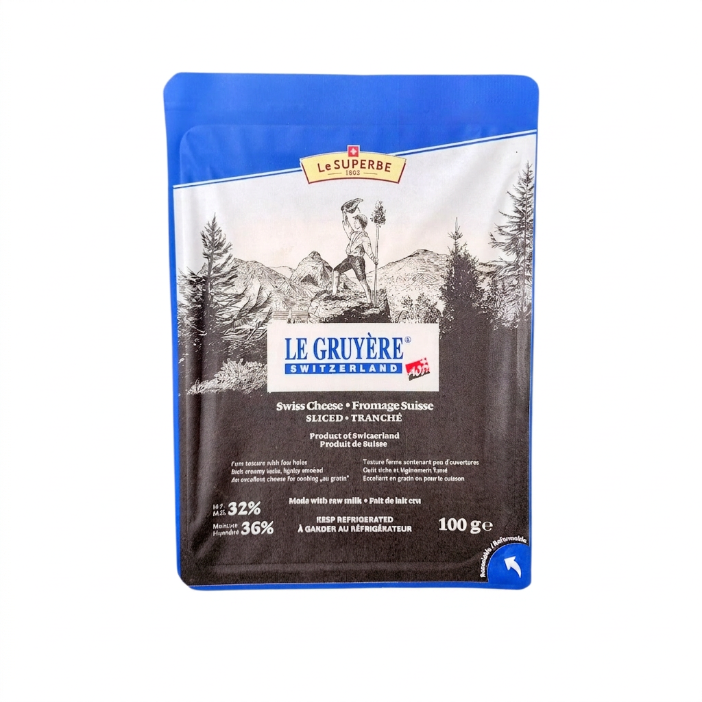 Sliced Gruyère Swiss Cheese 100 g