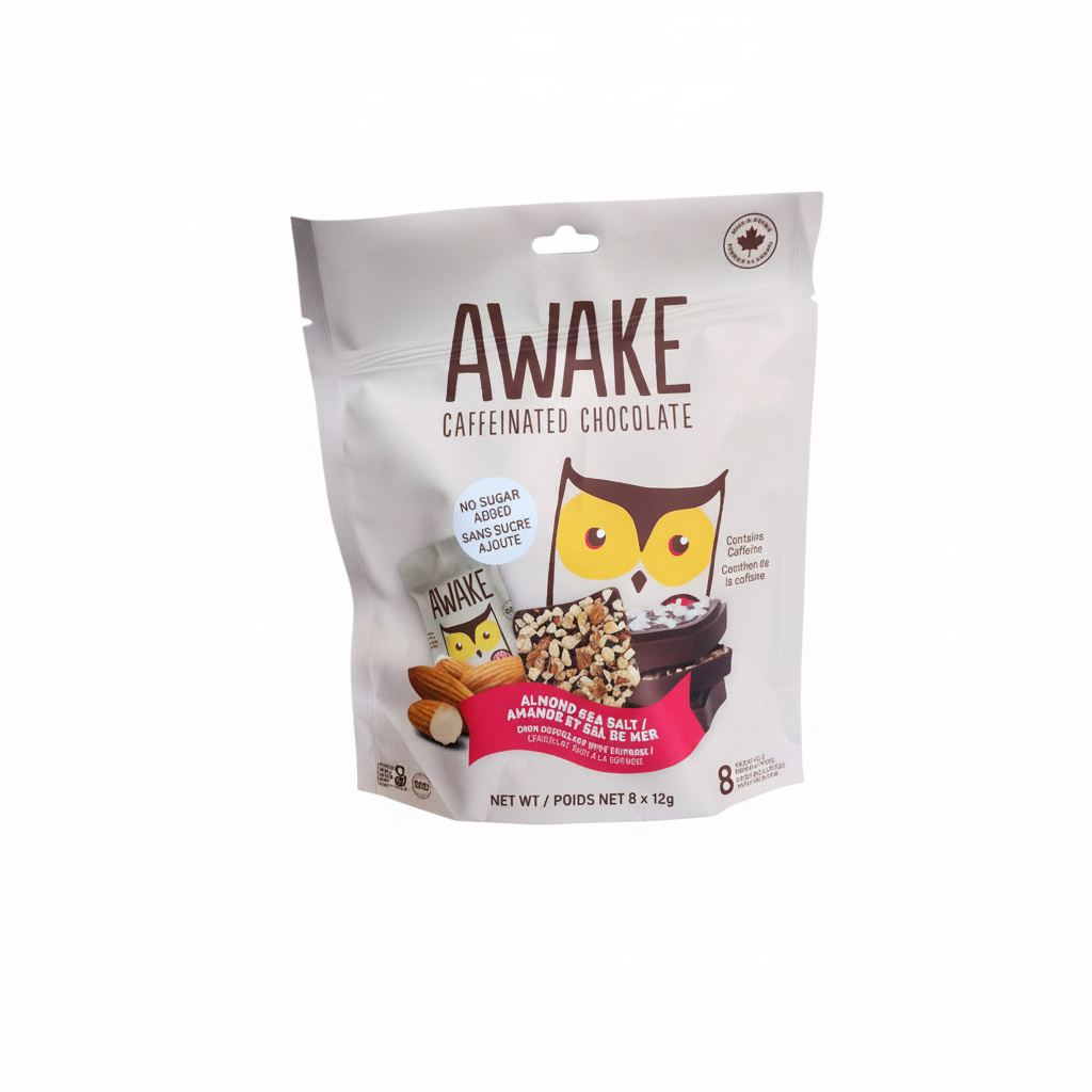 Awake  Chocolate Almond Sea Salt (8x12g)