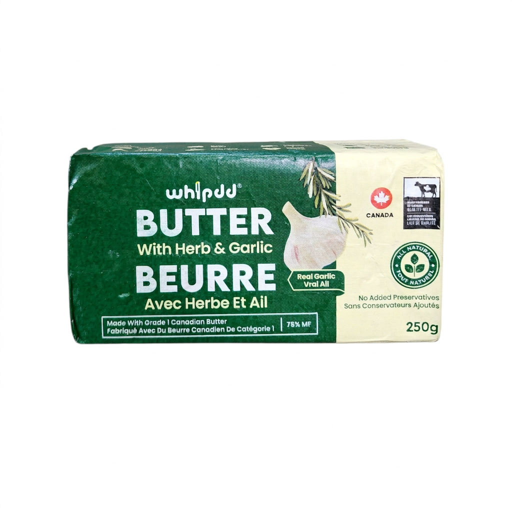 Whipdd Butter 250g (Herb & Garlic)