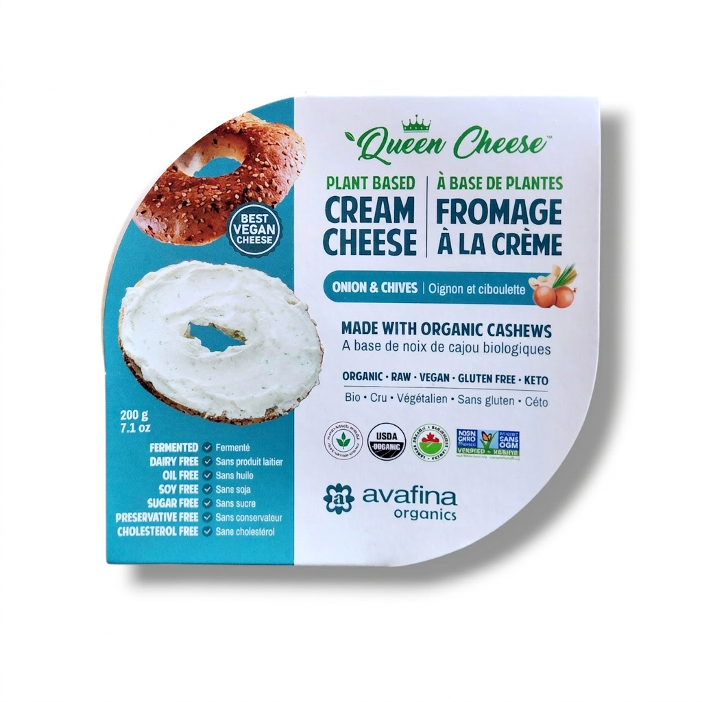 Queen Cheese Chive & Onion Vegan Spread (200g)