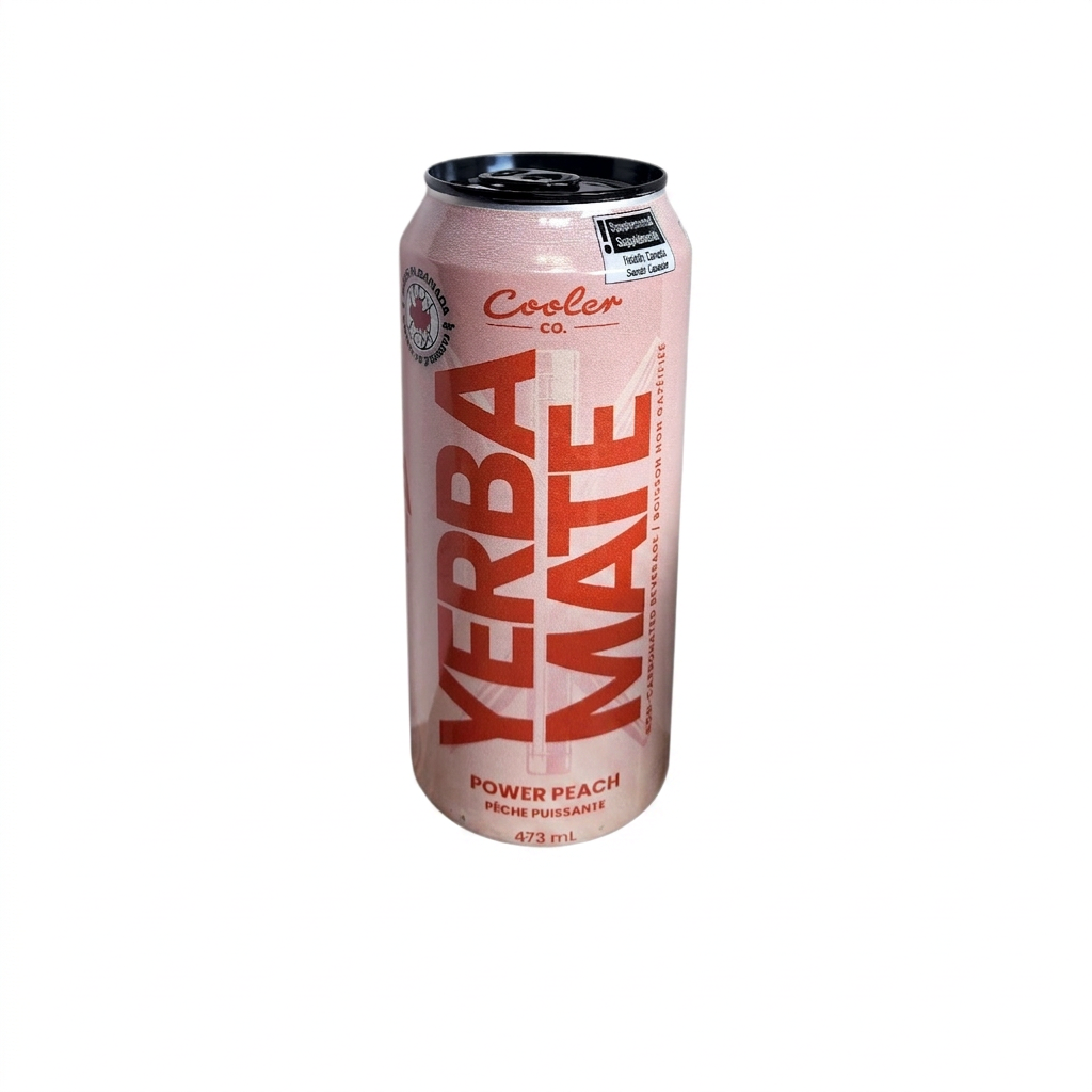 Cooler Co. Yerba Mate - Power Peach (473mL)