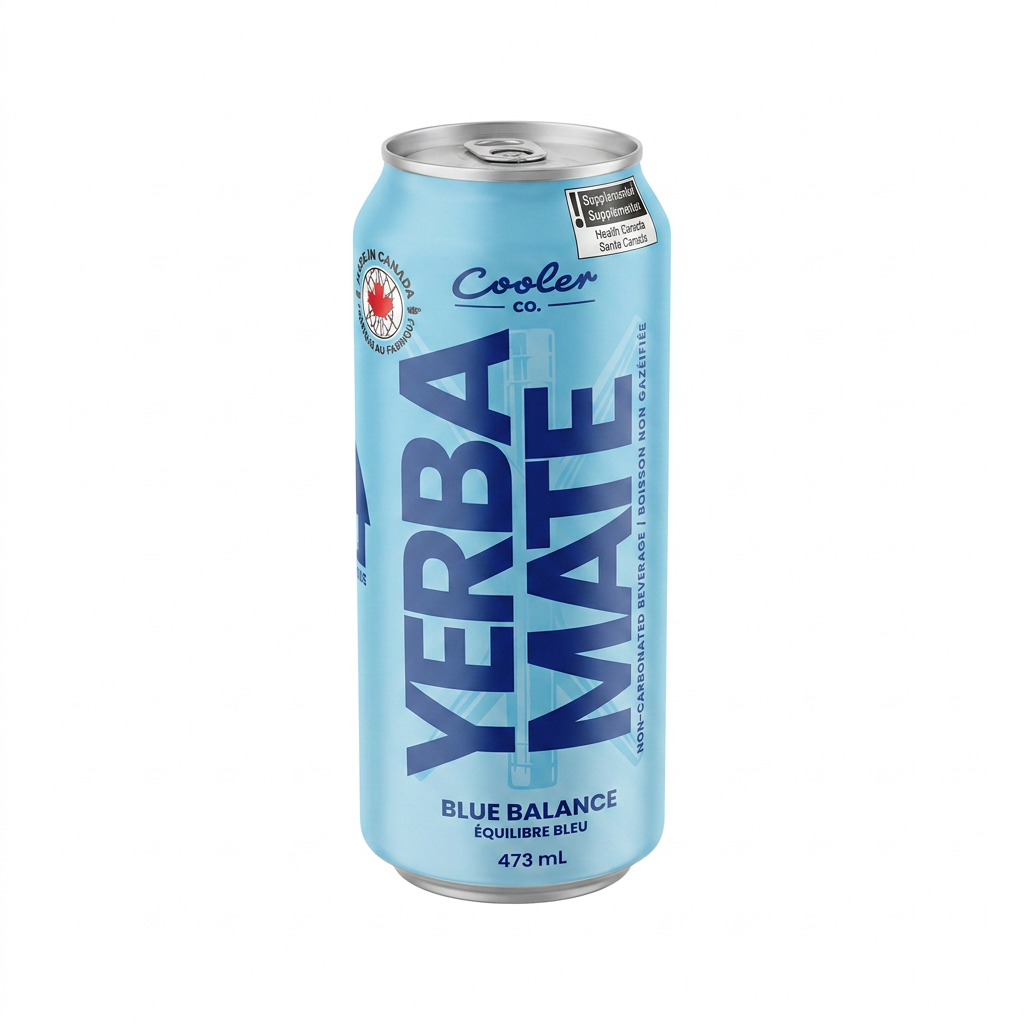 Cooler Co. Yerba Mate - Blue Balance (473mL)