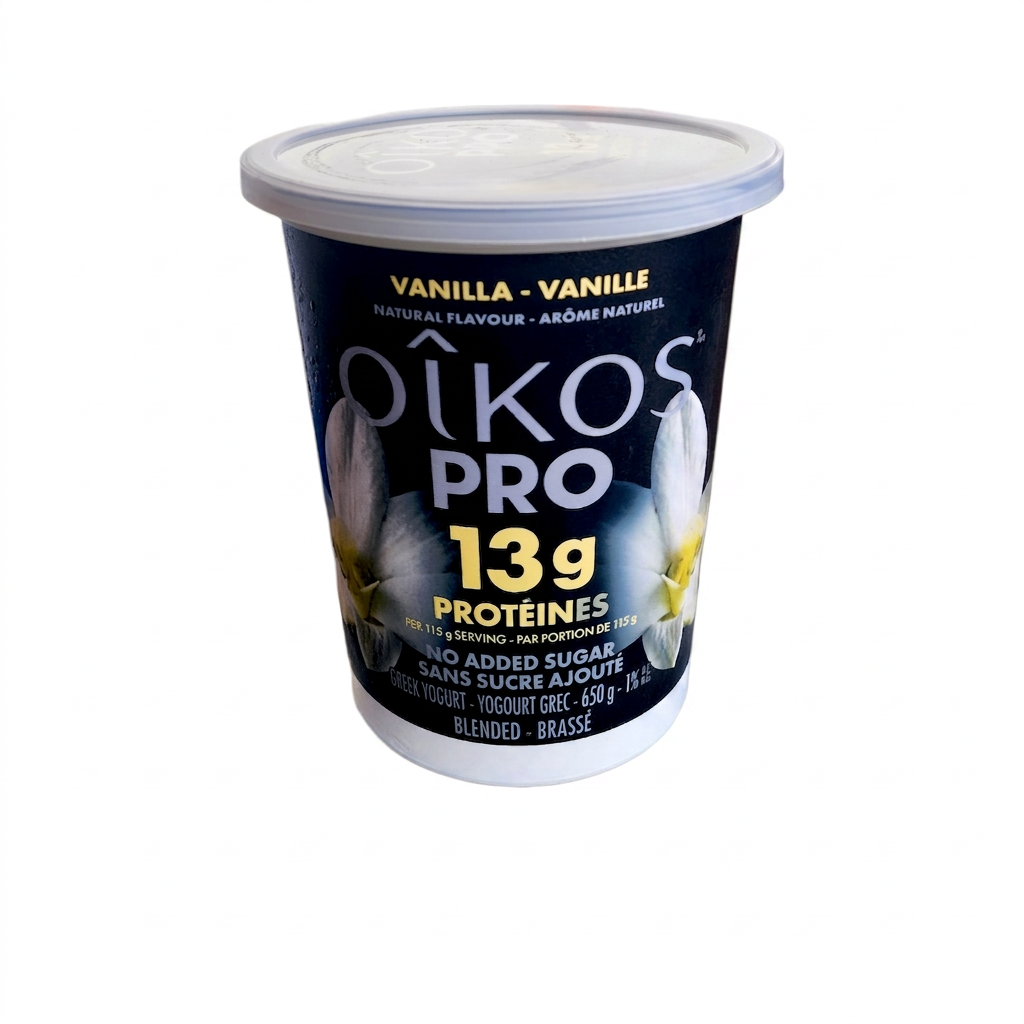 Oikos Pro Vanilla Greek Yogurt (650g)