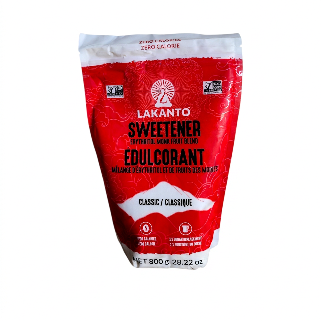 LAKANTO Sweetener Erythritol Monk Fruit Blend