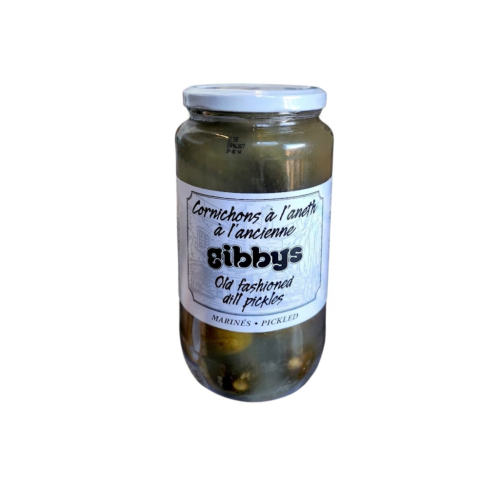 Gibbys Old Fashioned Dill Pickles (1L)