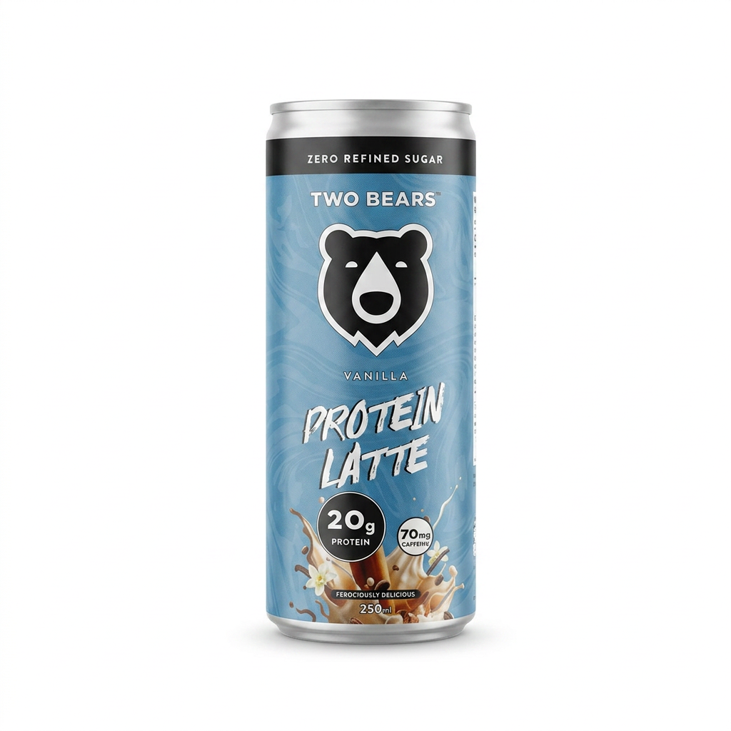 Two Bears Vanilla Protein Latte (250mL)