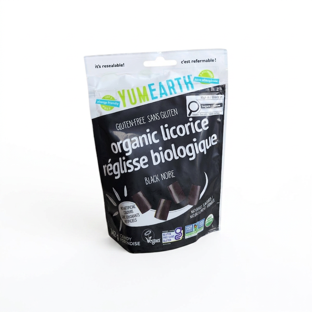 YumEarth Gluten-Free Organic Black Licorice (142g)