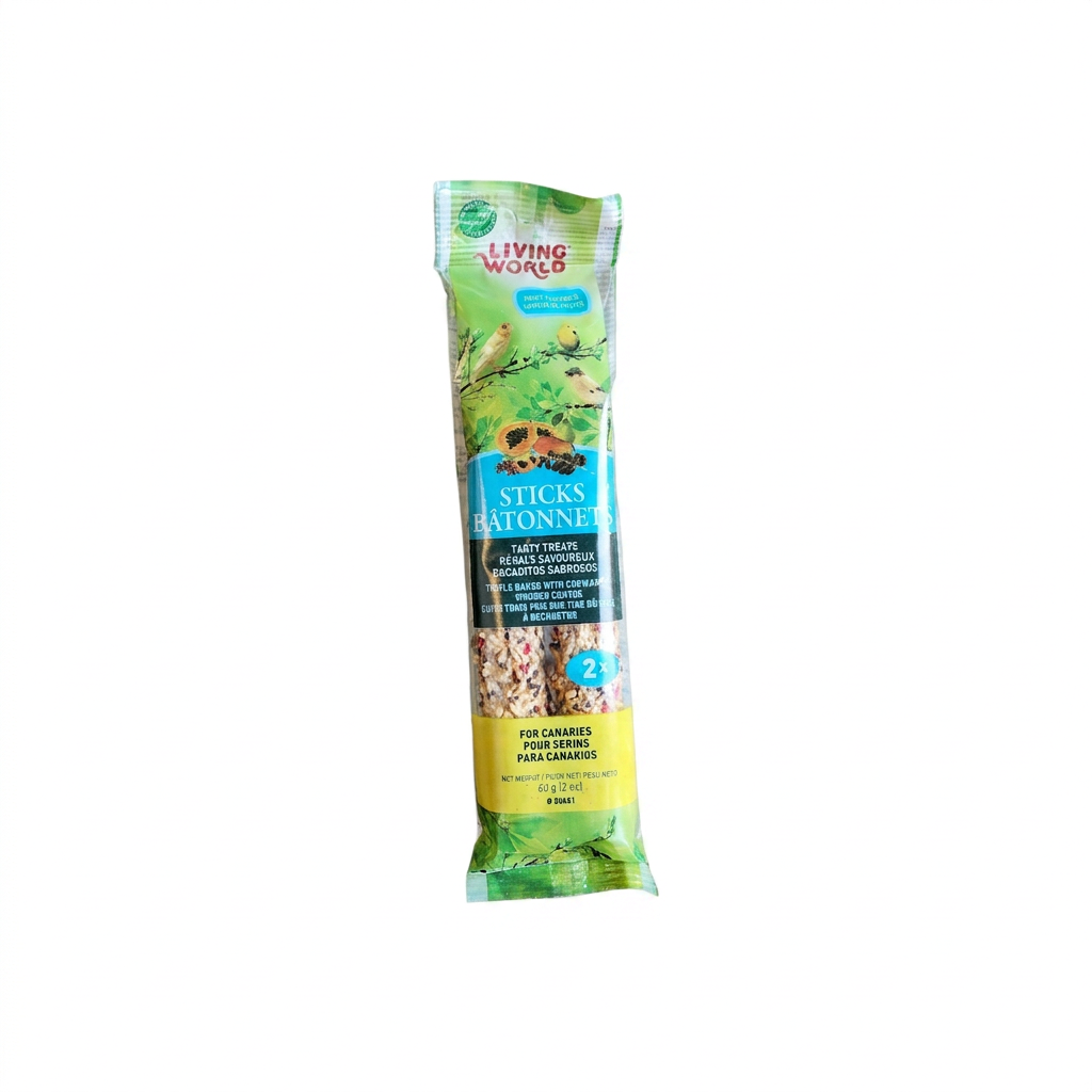 Living World  Sticks Tasty Treats For Canaries (60g)