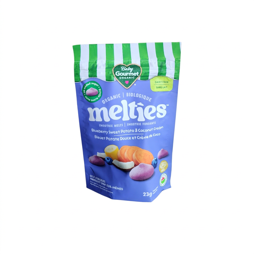 Baby Gourmet Organic Melties Blueberry Sweet Potato & Coconut Cream (23g)