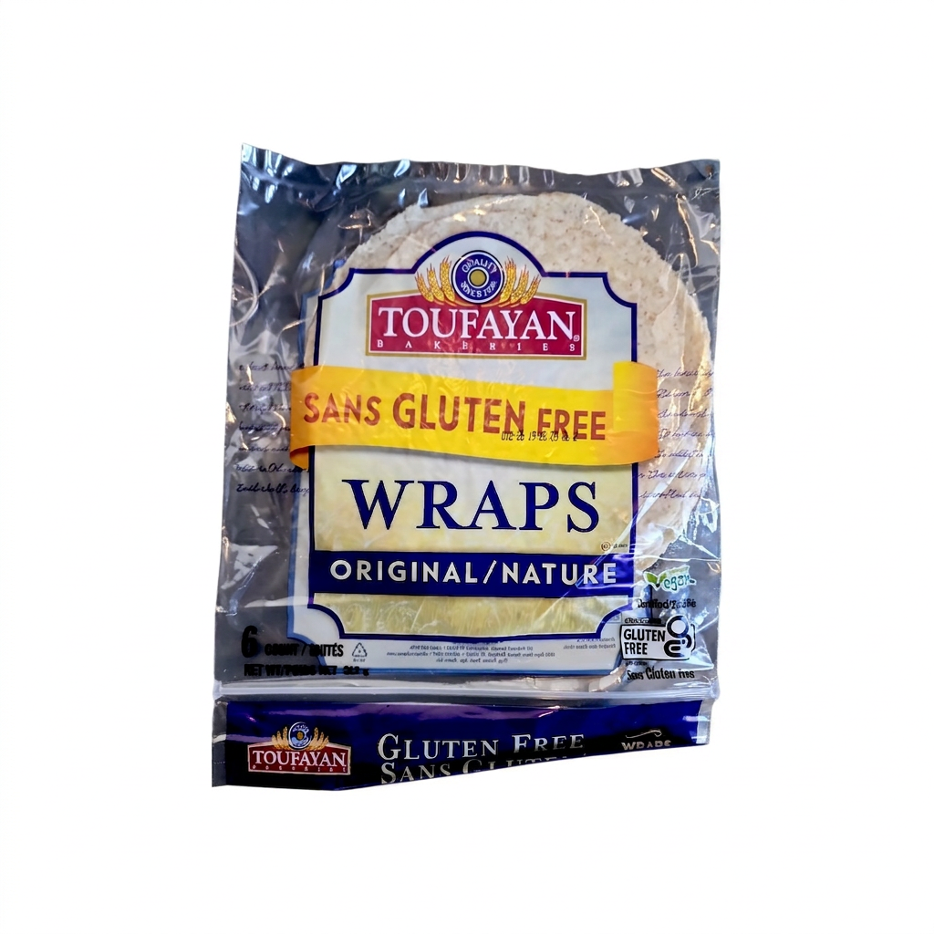 Toufayan Gluten Free Wraps Original (312g)